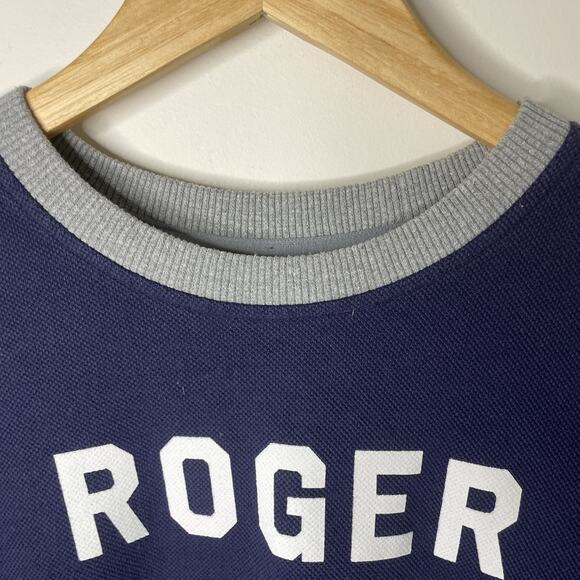 Under Armour Blue/Gray Border Roger Williams Long Sleeve Heavy Cotton Shirt XL - Picture 5 of 13